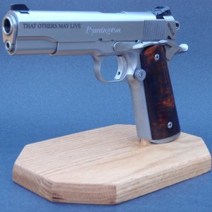 5 TOML Remington R1s gun with Iron Wood grips