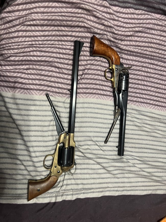 Two black powder 44 cal revolvers