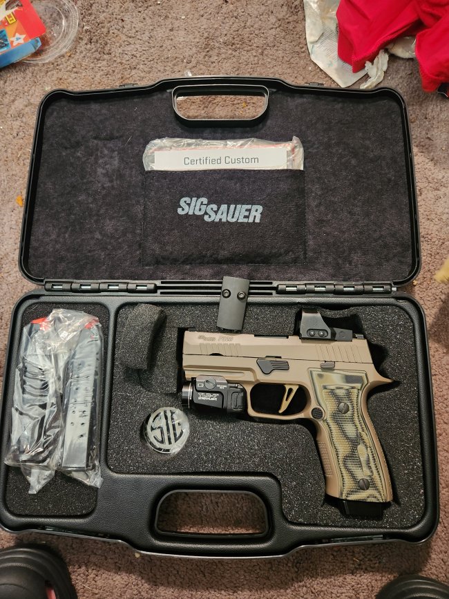 Sig P320 SCORPION AXG (GULF BREEZE)