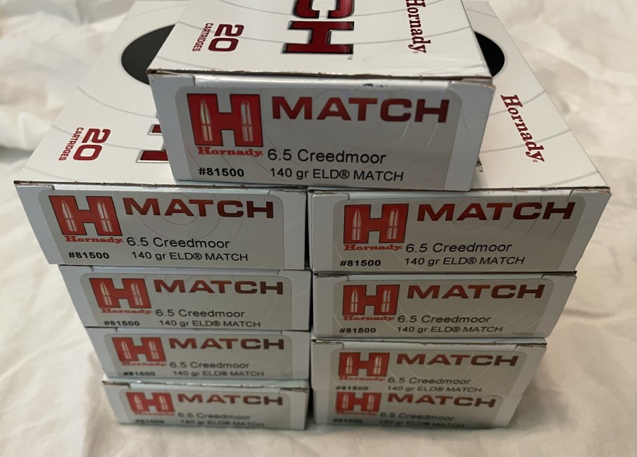 FS: Hornady Match 6.5 Creedmoor (Pensacola)