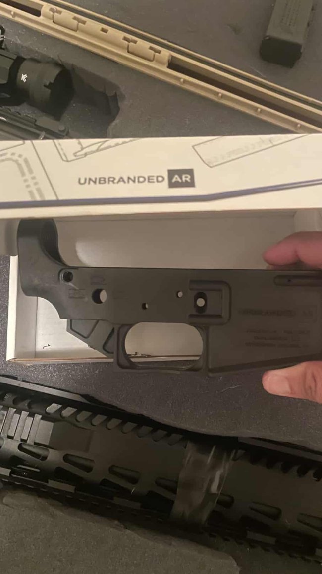 UAR Carbon Fiber stripped lower ar15