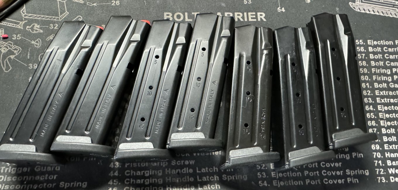 (7) 15 round p320 mags