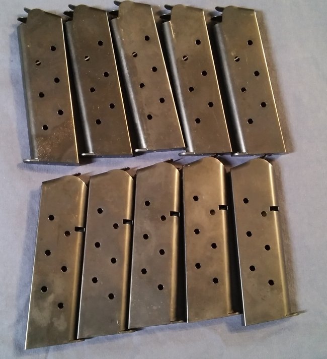 *SOLD*Chip McCormick Classic Full Size 1911 magazines 8 round .45 ACP, Black Oxide