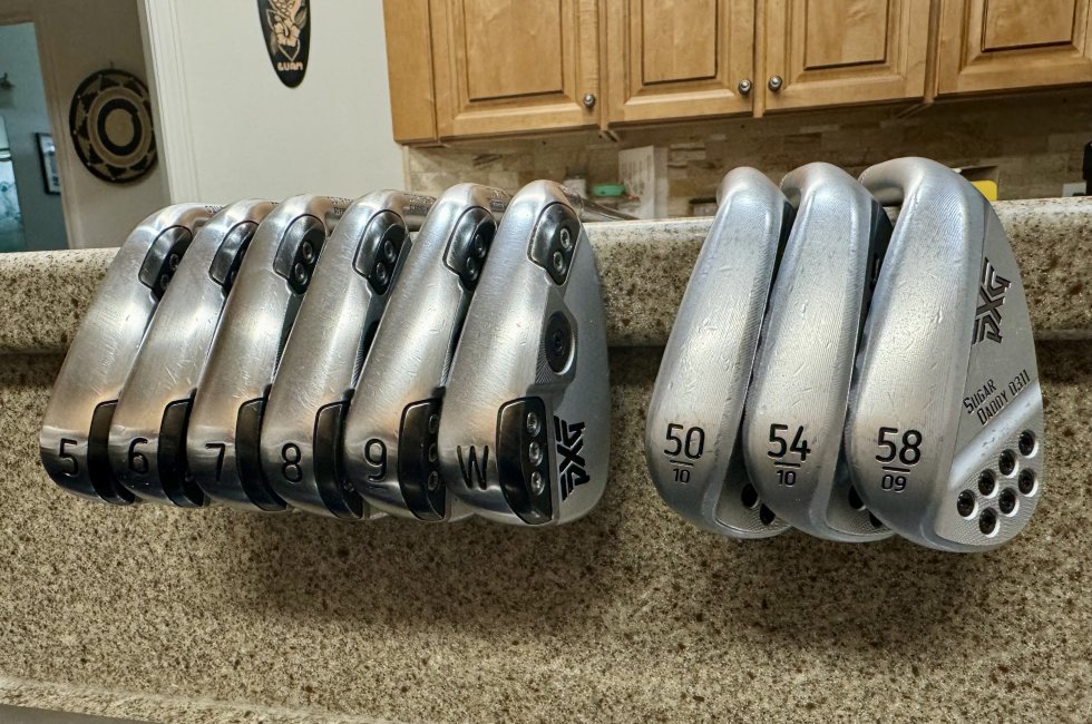 PXG 0311P Irons and Sugar Daddy 0311 wedges