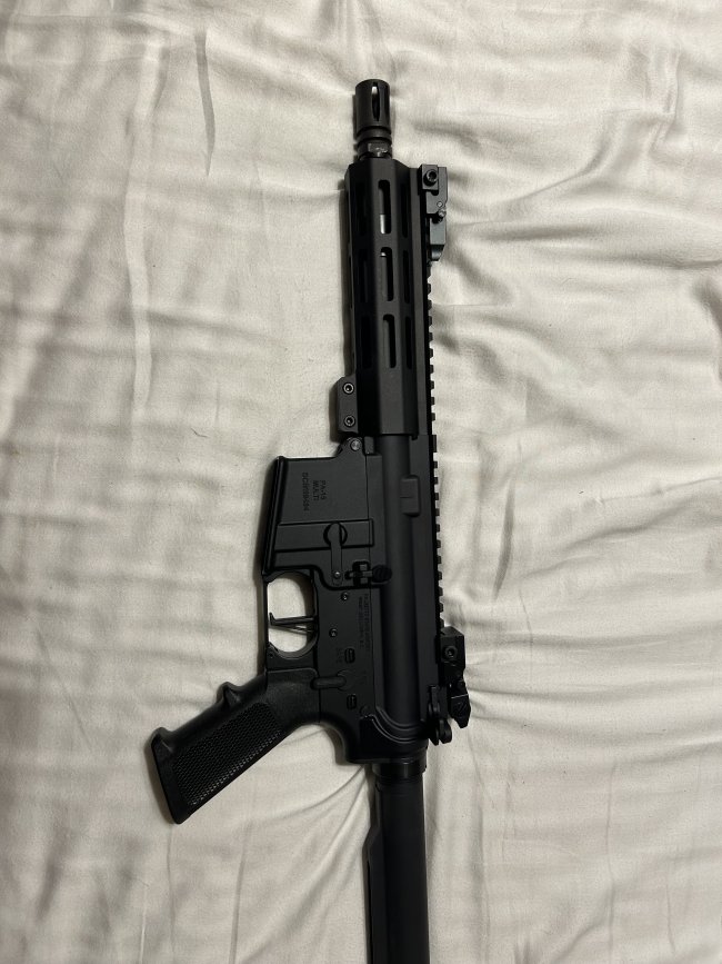 Palmetto State Armory AR-15 Pistol length