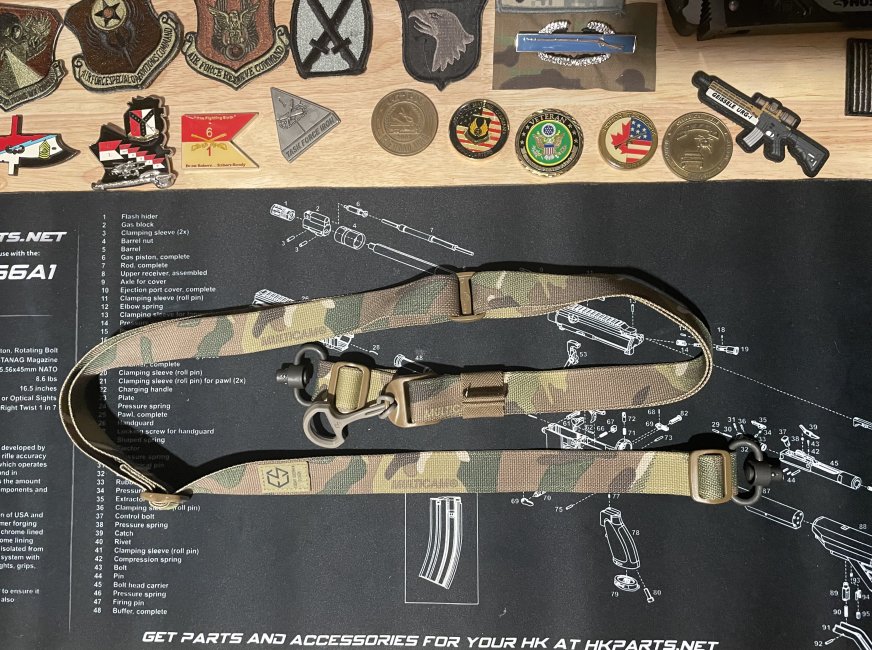 Edgar Sherman Design sling w QD attachments